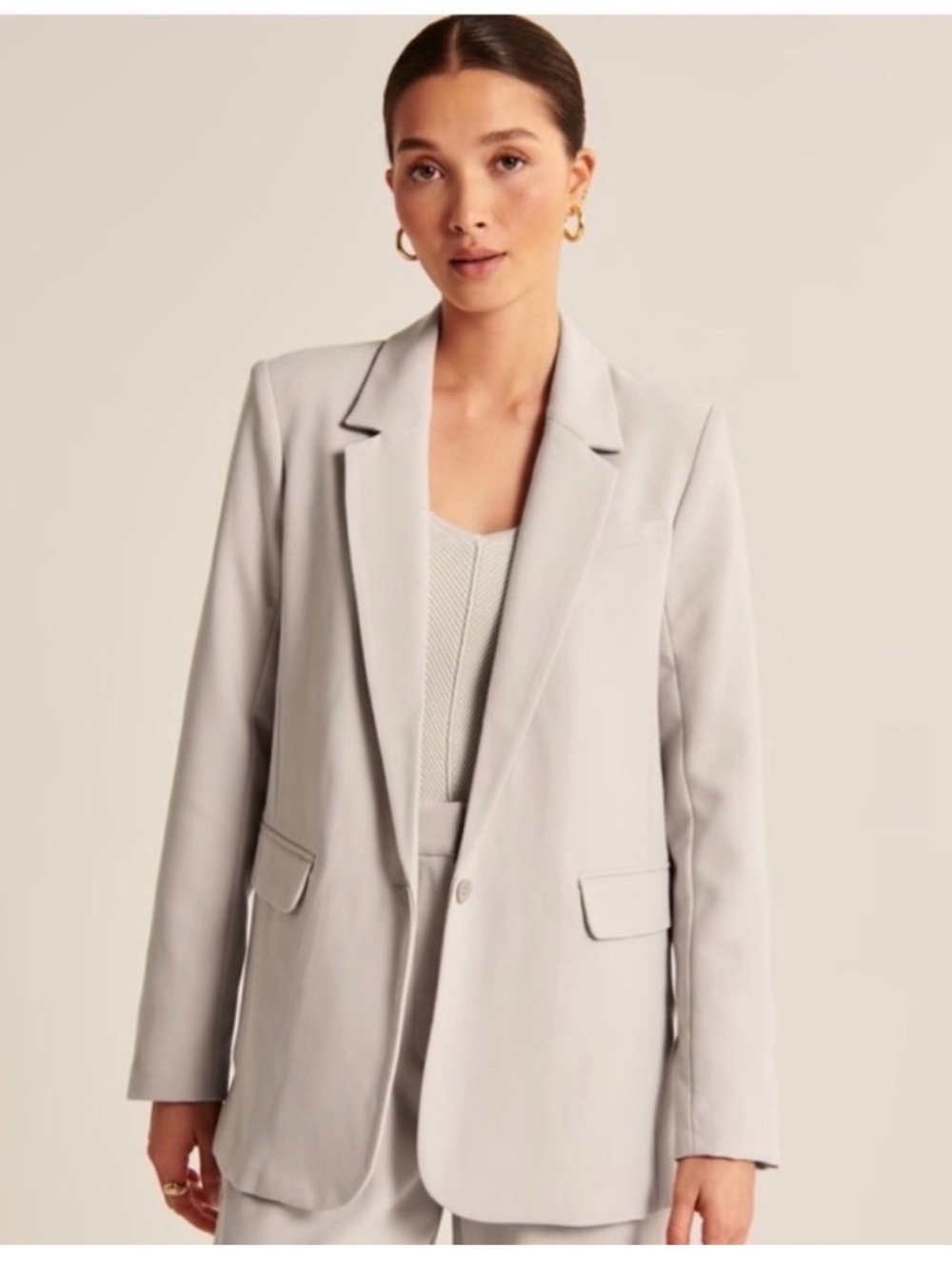 Abercrombie & Fitch Women's Beige Trench Coat
